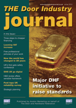 The Door Industry Journal - Winter 2010 Issue